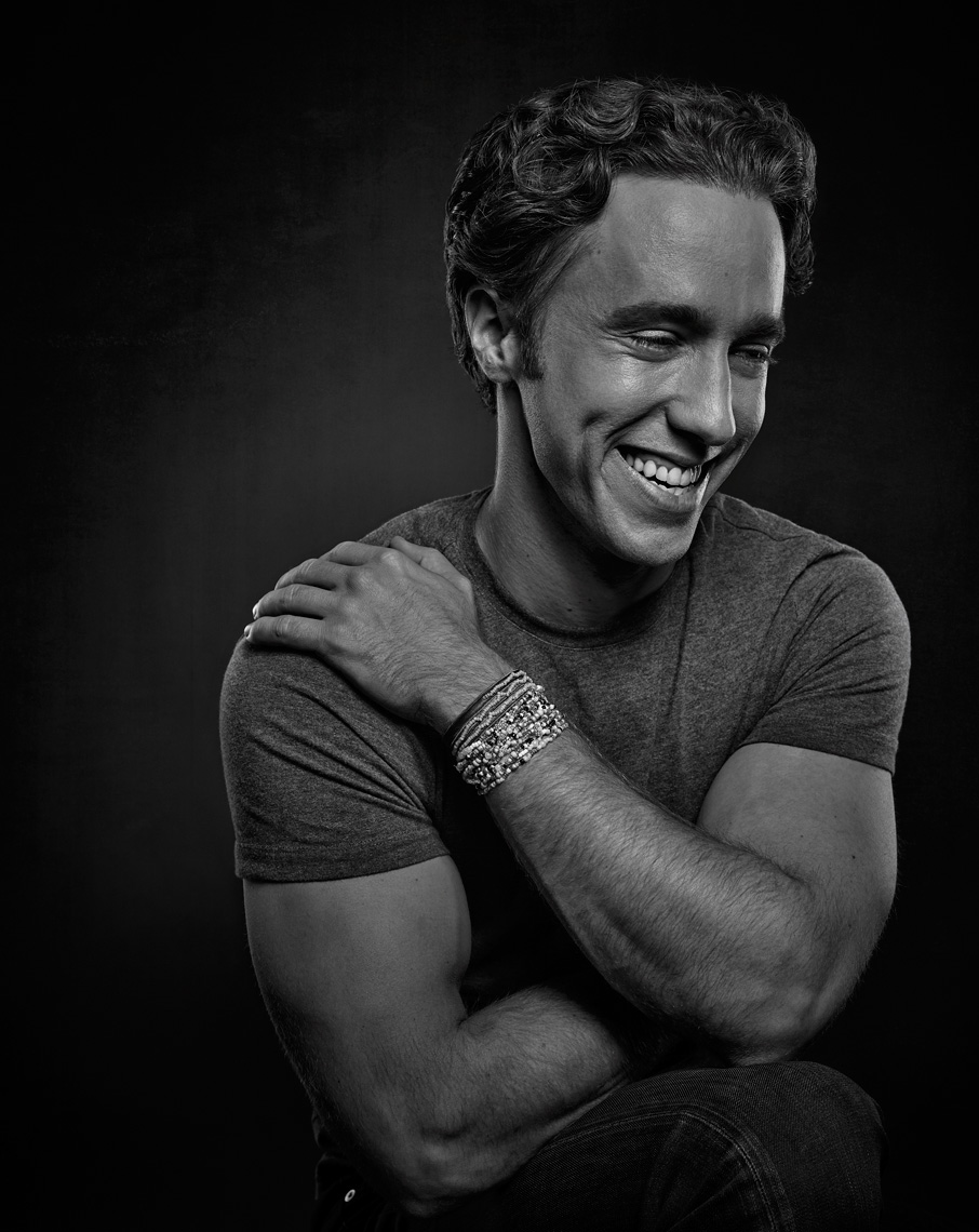 Craig Kielburger portrait in studio, founder of We Day, Save the Children by Vancouver Celebrity Photographer Waldy Martens
