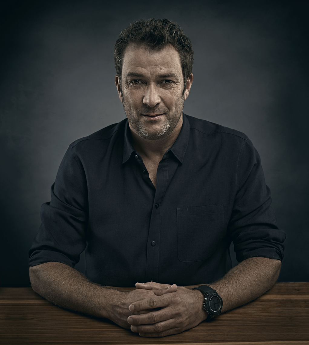 portrait of Laurent Potdevin CEO of Lululemon Athletica by Vancouver  editorial portrait photographer Waldy Martens