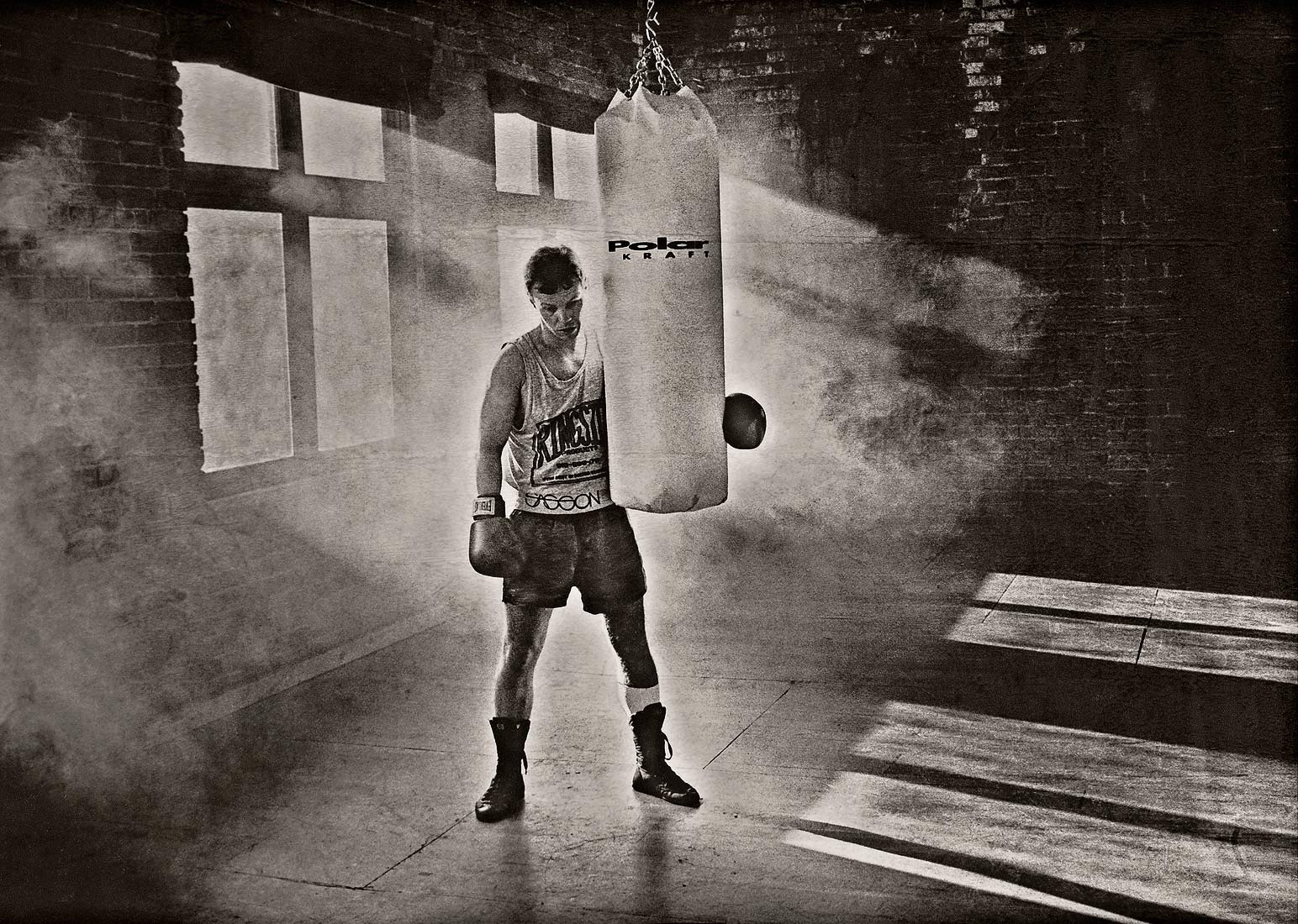 Canadian Olympic Bronze medallist boxer Dale Walters photographed by Vancouver Celebrity photographer Waldy Martens