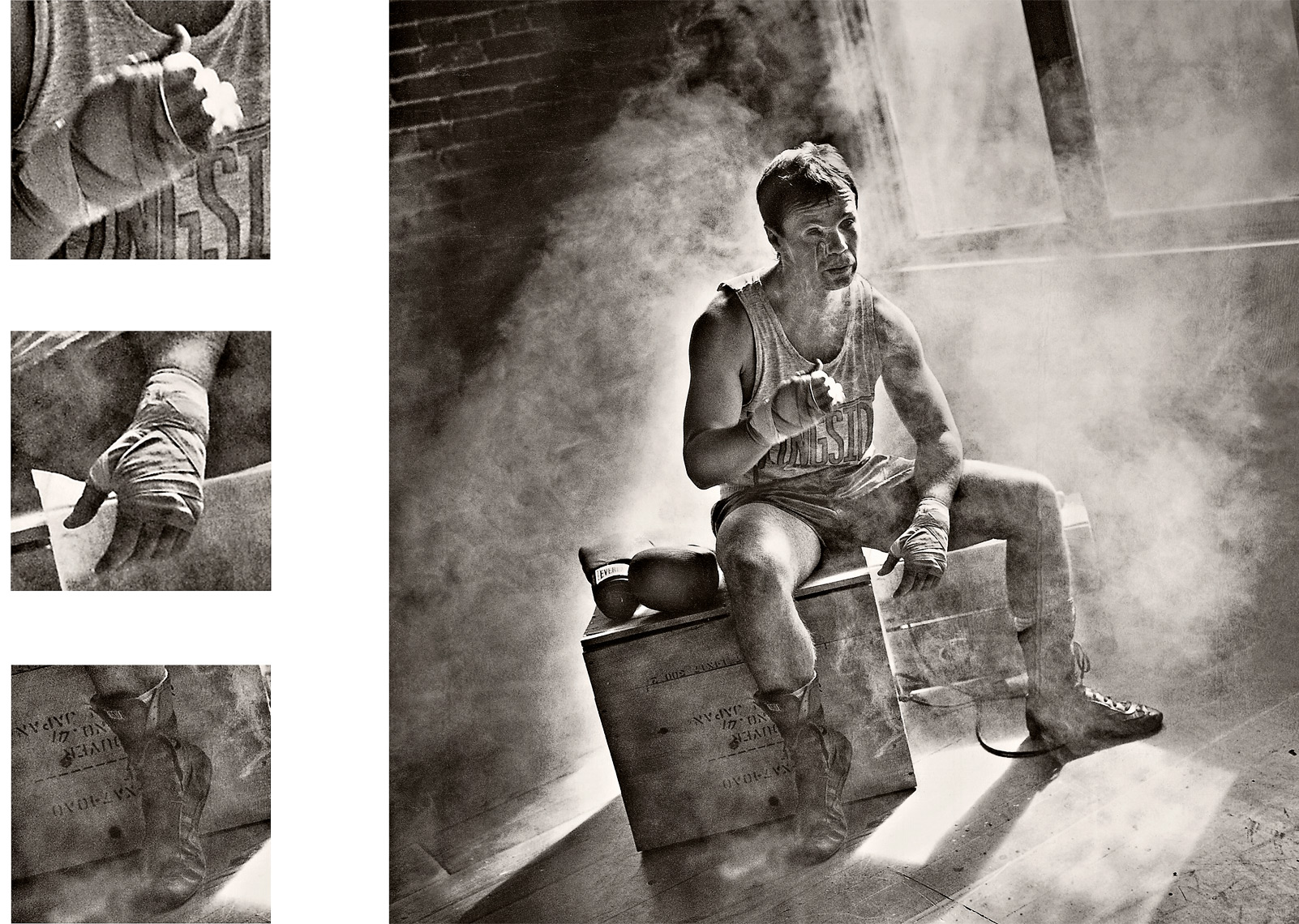 Canadian Olympic Bronze medallist boxer Dale Walters photographed by Vancouver Celebrity photographer Waldy Martens