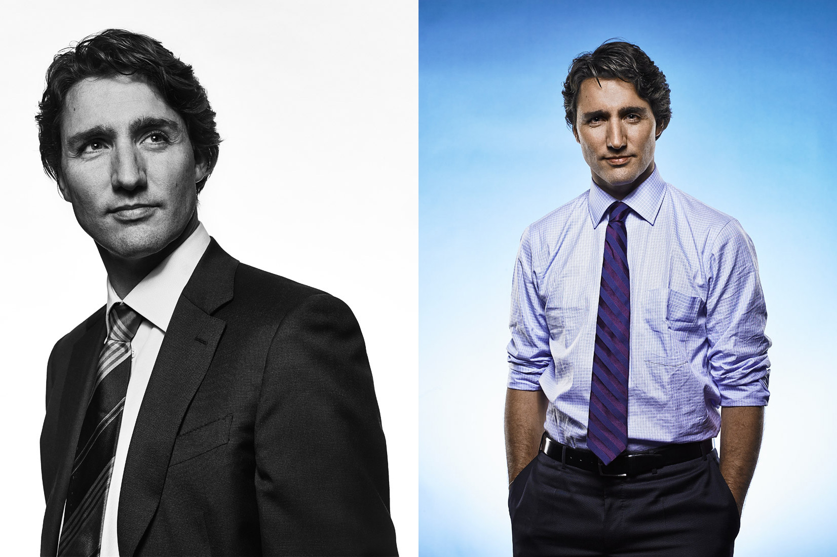 Prime Minister of Canada Justin Trudeau photographs by Vancouver Celebrity  Portrait photographer