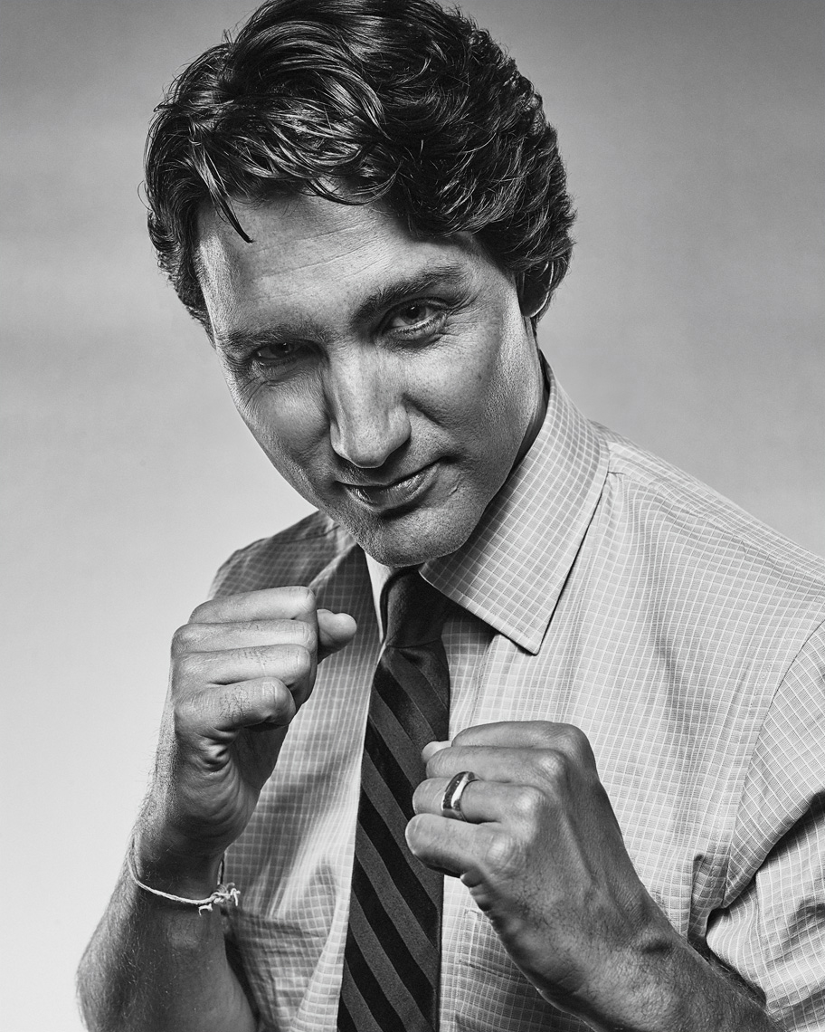 Prime Minister of Canada Justin Trudeau Portrait by Vancouver Celebrity Photographer