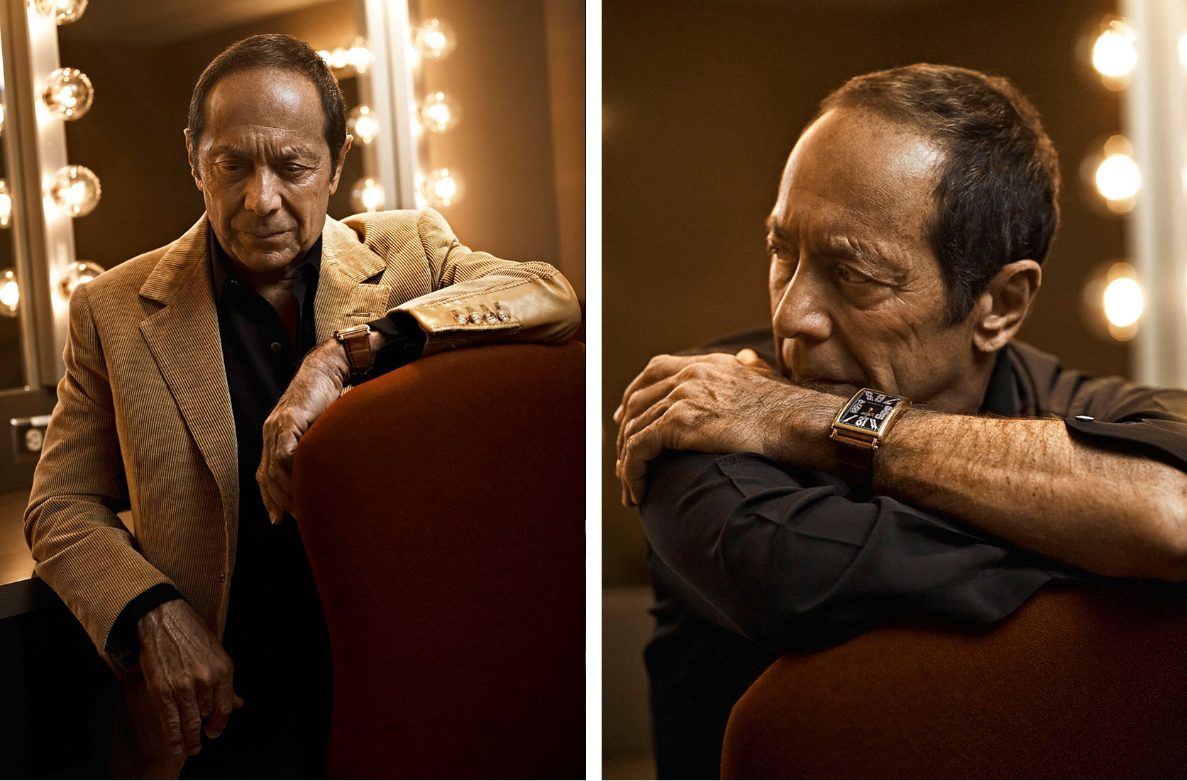 Singer Songwriter Paul Anka post concert portraits by Vancouver Celebrity photographer