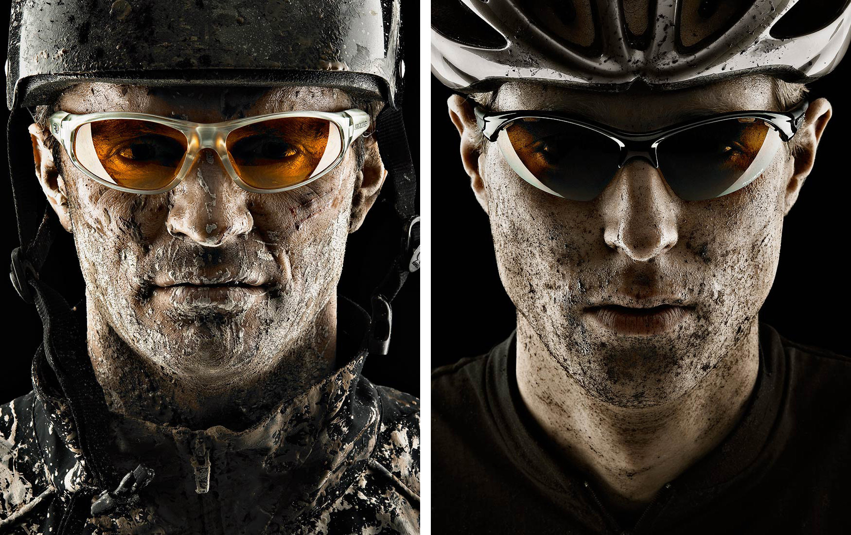 Ryders Eyewear sponsored athletes wearing protective sunglasses photoshoot